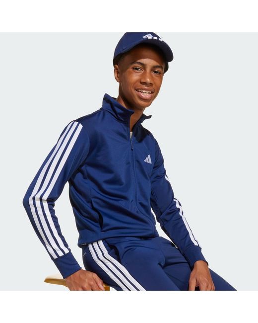 Adidas Blue 3-Stripes New Logo Baseball Cap