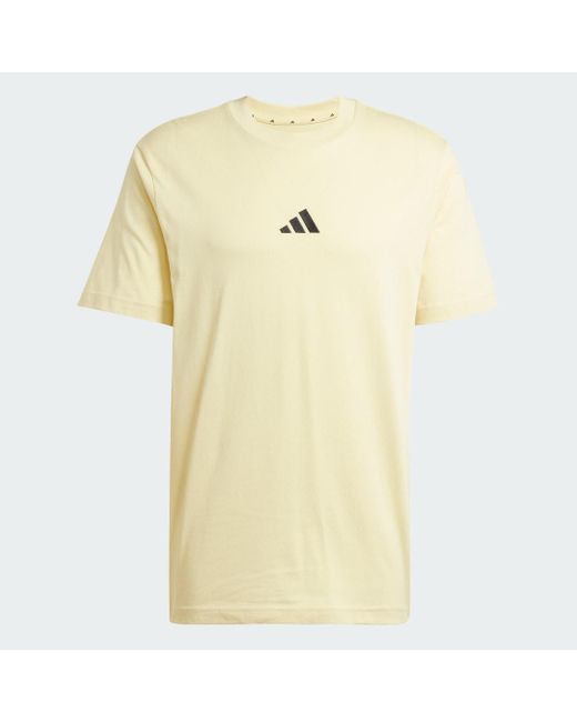 Adidas Natural Essentials Logo Single Jersey Tee for men