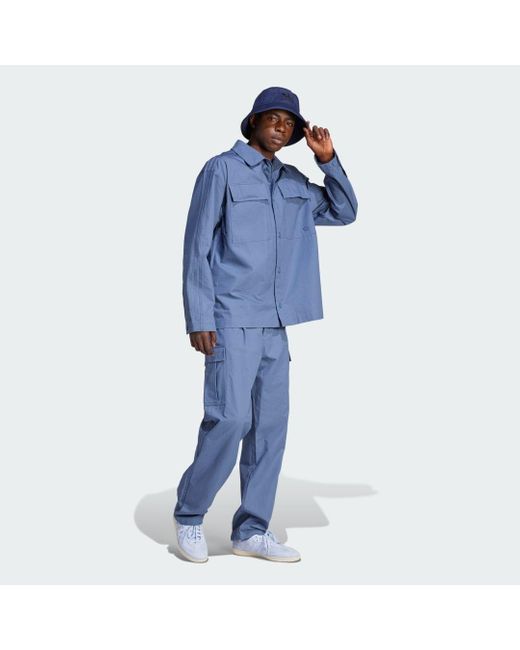 Premium Essentials Cargo di Adidas in Blue da Uomo