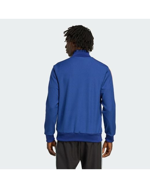 Adidas Blue Newcastle United Fc Terrace Icons Track Top for men
