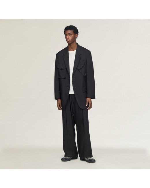 Adidas Blue Y-3 Sport Uniform Chore Coat for men