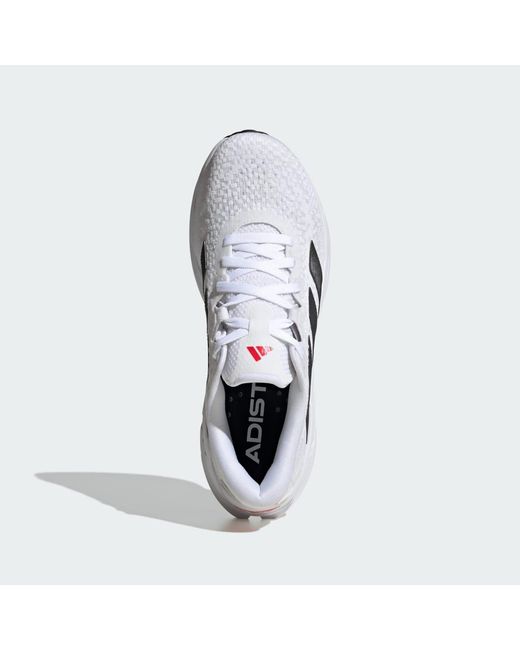 Adidas White Adistar 4 Running Shoes for men