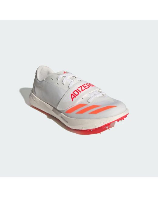 Adidas Pink Adizero Tj/Pv Track And Field Shoes