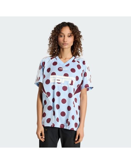 Adidas Originals Blue Street Jersey Ss