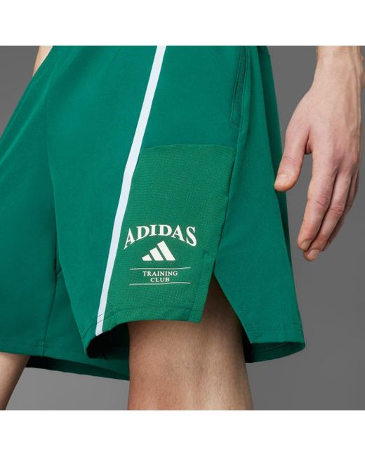 Short Designed-For-Training Legacy di Adidas in Green da Uomo