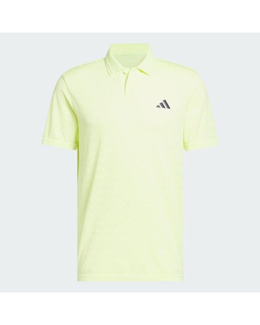 Adidas Green Ultimate365 Tour Seamless Polo Shirt for men