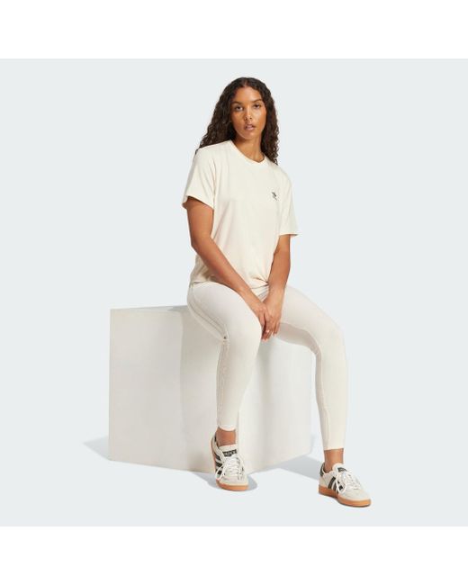 Adidas Originals Natural Snakeskin Trefoil Tee