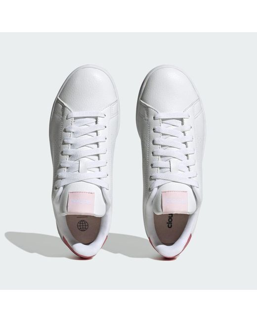 Adidas White Advantage Shoes