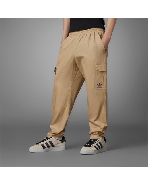 Adidas Natural Enjoy Summer Cargo Trousers for men