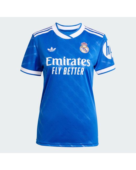 Maglia Third Real Madrid 25/26 di Adidas in Blue