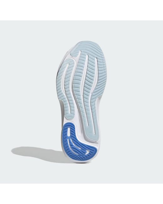 Adidas White Supernova Rise 3 Adaptive Running Shoes