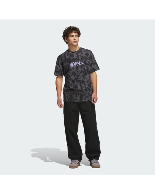 Adidas Black Lux Color Graphic T-Shirt for men