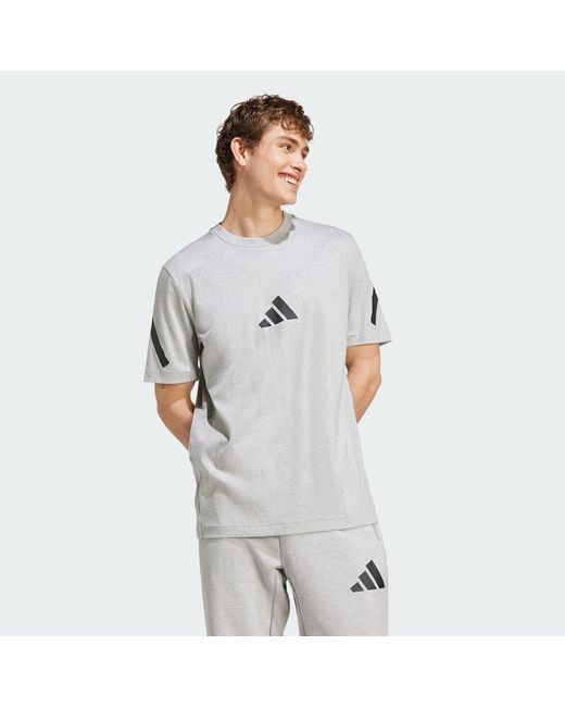 Adidas Gray Z. N.E. Tee for men