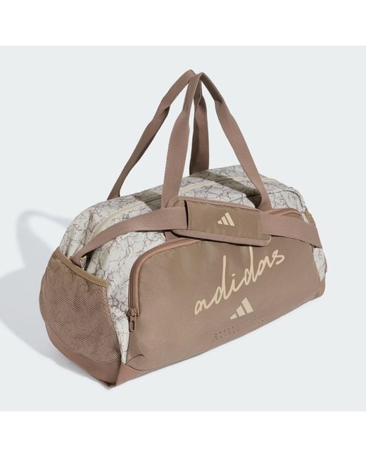 Adidas Natural Defender Allover Graphic Duffle Bag S