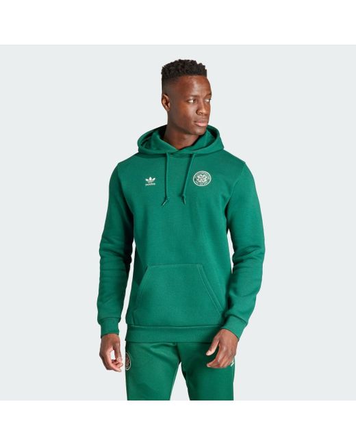 Sweat-shirt à capuche Trèfle Celtic FC Essentials adidas pour homme en  coloris Vert | Lyst