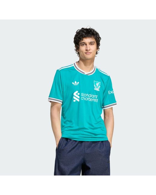 Adidas Blue Football Liverpool Fc 25/26 Third Jersey Jv6428 for men