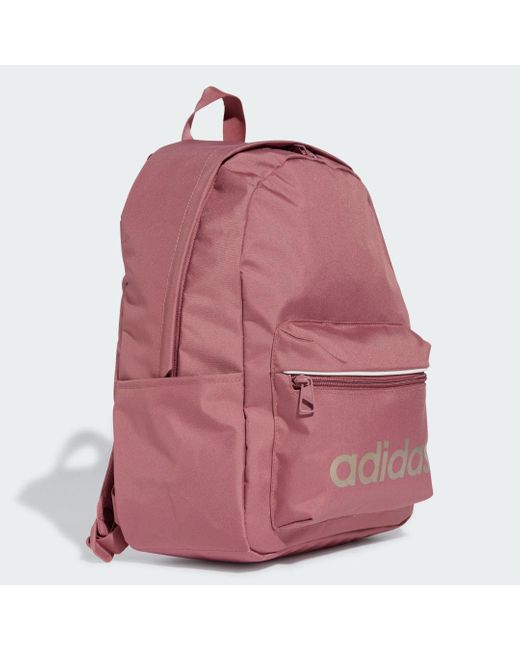 Adidas Pink Linear Essentials Backpack