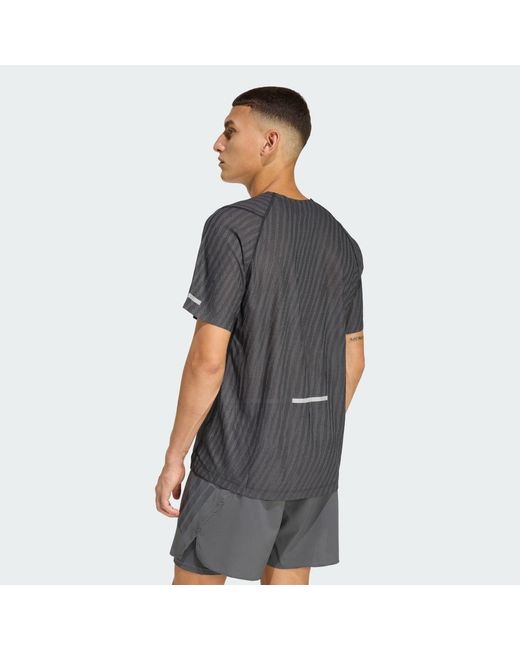 Adidas Gray Adi365 Climacool+ Engineered T-Shirt for men