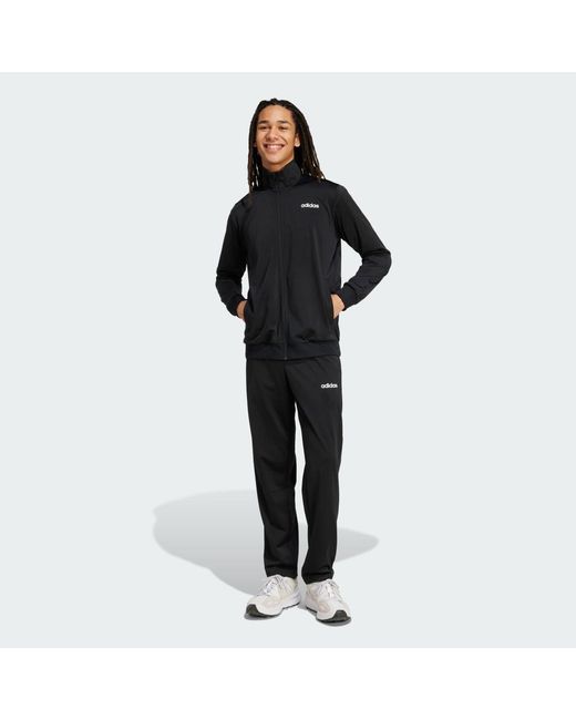 Tuta Linear di Adidas in Black da Uomo