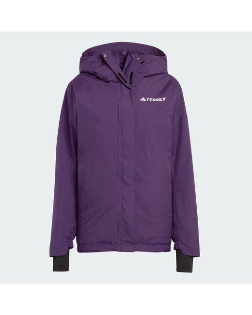 Adidas Originals Purple Terrex Multi 2L Rain.Rdy Isolationsjacke