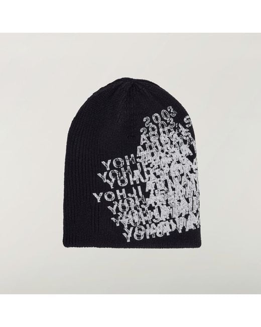 Y-3 Graphic Beanie di Adidas in Blue