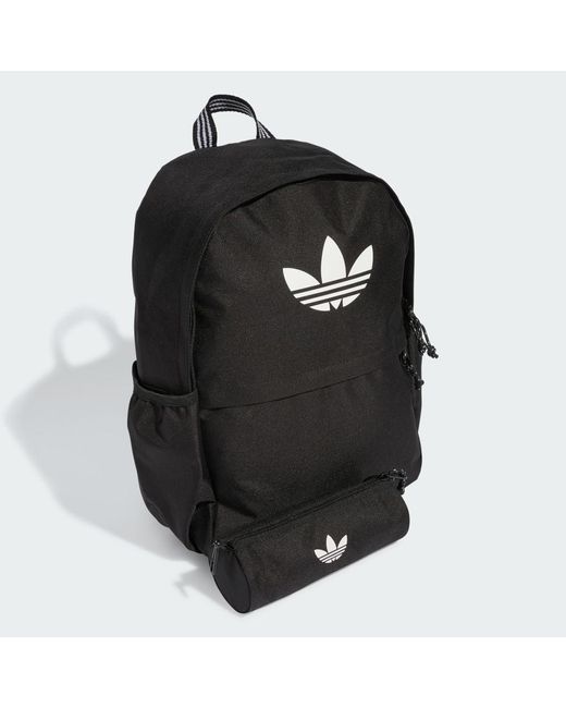 Adidas Black Backpack With Pencil Case
