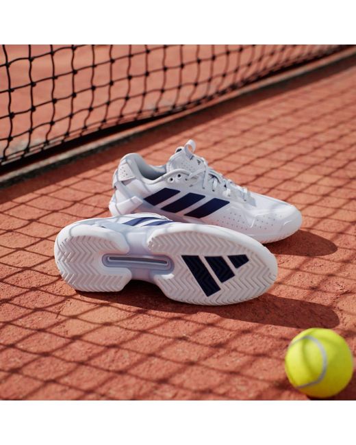Adidas Blue Adizero Ubersonic 5 Tennis Shoes