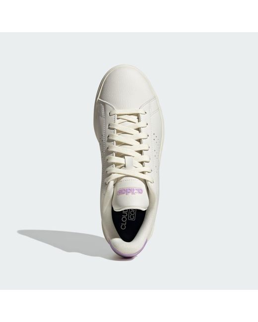 Adidas White Advantage 2.0 Shoes