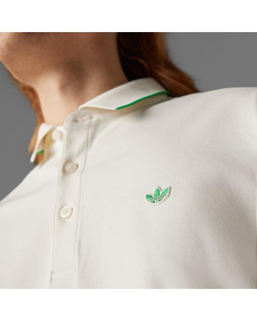 Polo Originals Twistknit Trefoil Adidas de hombre de color Gray