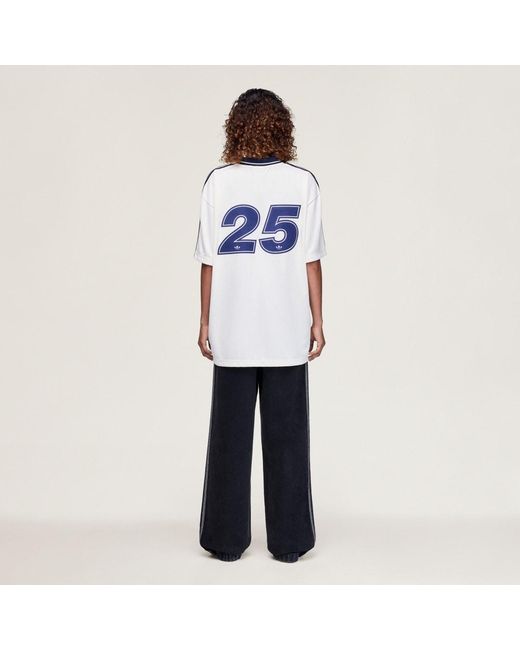 Adidas White Tour Jacquard Jersey for men