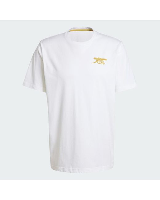 Arsenal Cultural Story T-Shirt di Adidas in White da Uomo