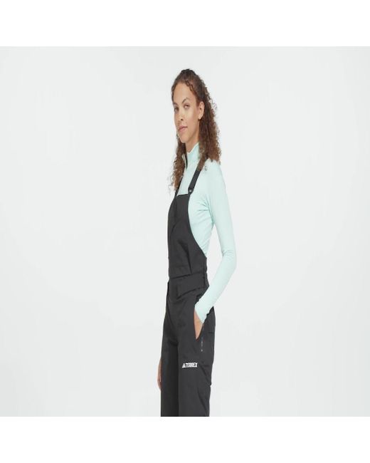 Adidas Blue Terrex Xperior 2L Insulated Bib Tracksuit Bottoms