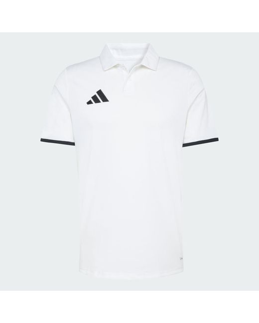 Adidas White Entrada26 Polo Shirt for men