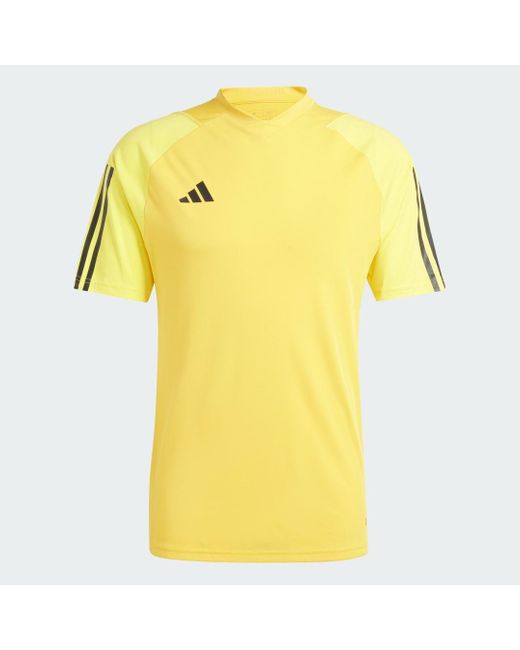 Adidas Yellow Tiro 23 Competition Jersey for men