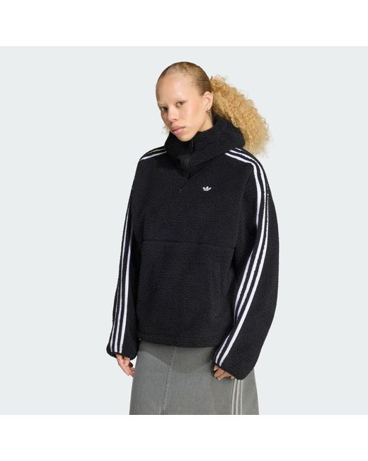 Adidas Black Originals By Jennie Fleece Hoodie Jacket