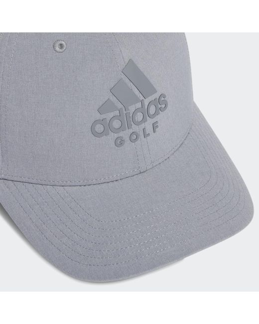 Cappellino Heathered Badge Of Sport di Adidas in Gray da Uomo