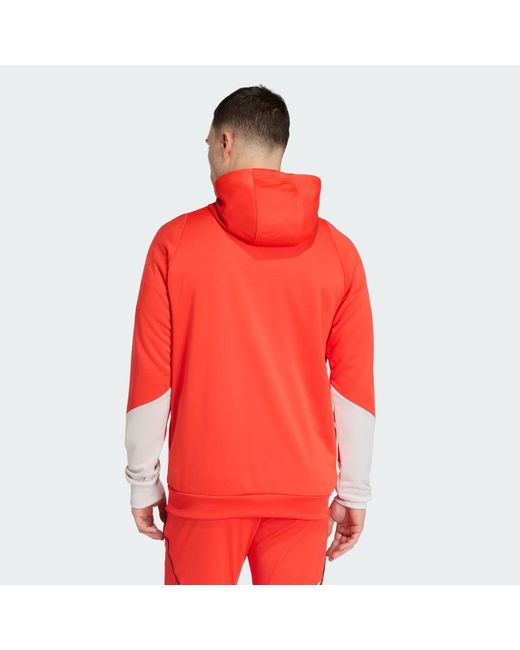 Adidas Red Fc Bayern 25/26 Sweat Hoodie for men