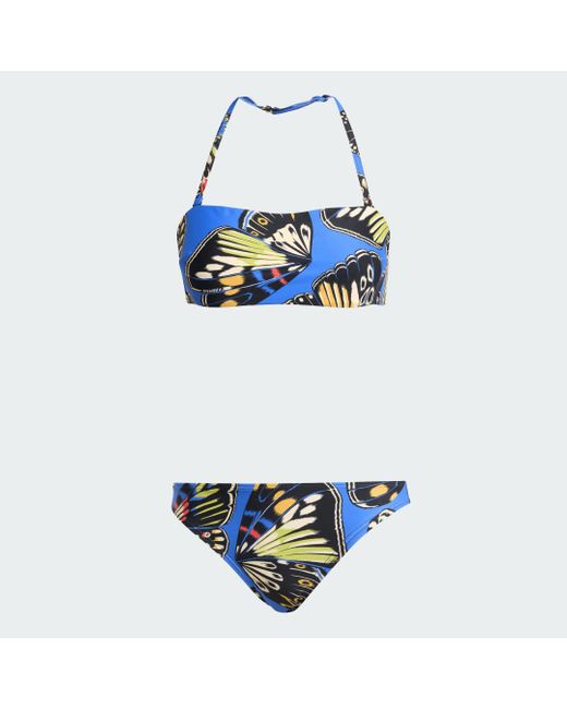 Conjunto De Bikini X Farm Rio Tipo Bandeau Adidas de color White