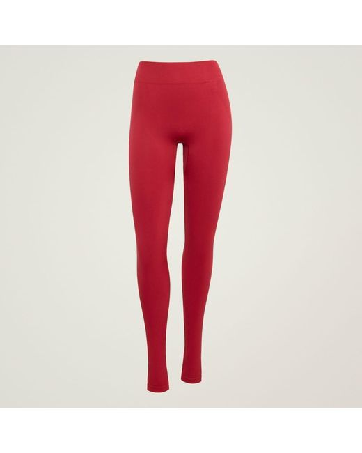 Adidas Red By Stella Mccartney Seamless Yoga Leggings