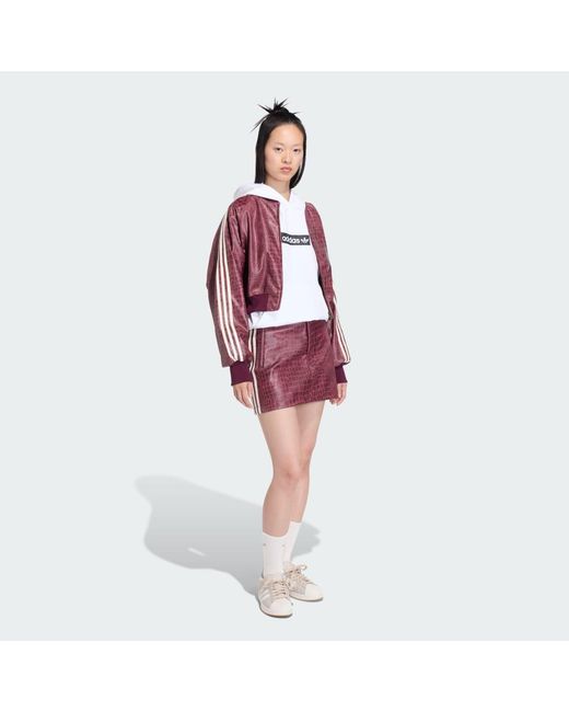 Adidas Pink Pleather Mini Skirt