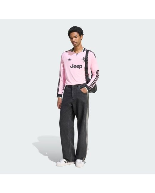 Adidas Pink Juventus 26/27 Away Jersey Long Sleeve for men