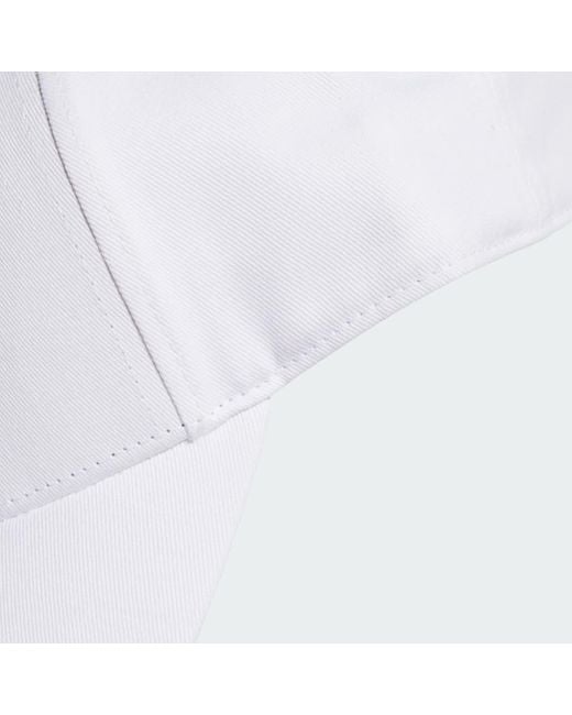 Adidas White 3-Stripes New Logo Baseball Cap