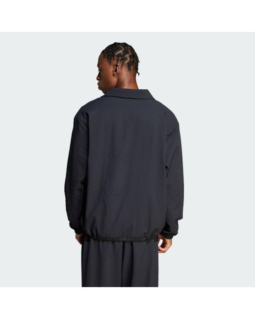Top Da Pista Fashion Seersucker Firebird di Adidas in Blue da Uomo
