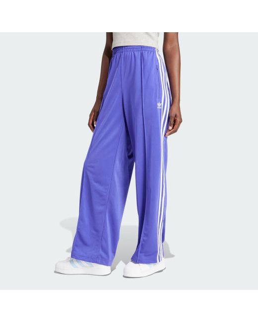 Adidas Blue Firebird Loose Tracksuit Bottoms