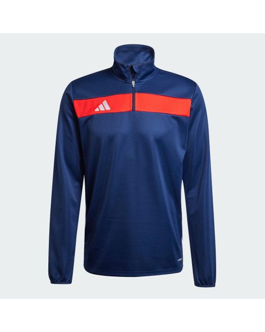 Adidas Blue Tiro 25 Essentials Training Top for men