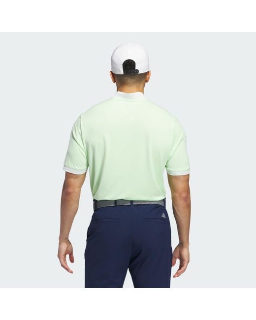 Adidas Green Ultimate365 Tour Heat.rdy Polo Shirt for men