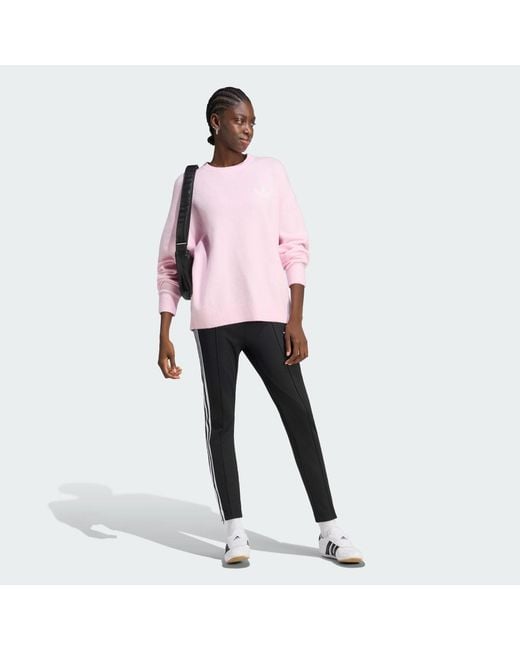 Adidas Pink Originals Athl Dept Knitted Sweatshirt
