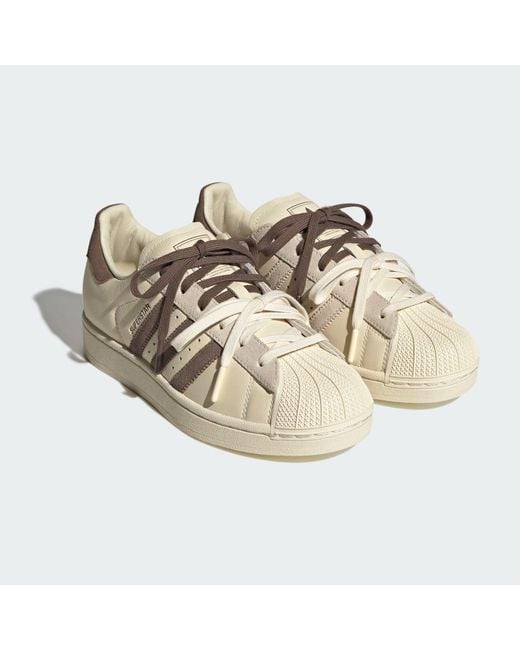 Adidas Natural Superstar Ii Latte Molly-Mae Shoes