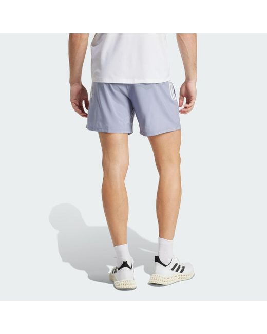 Adidas Own The Run Shorts in Blue für Herren