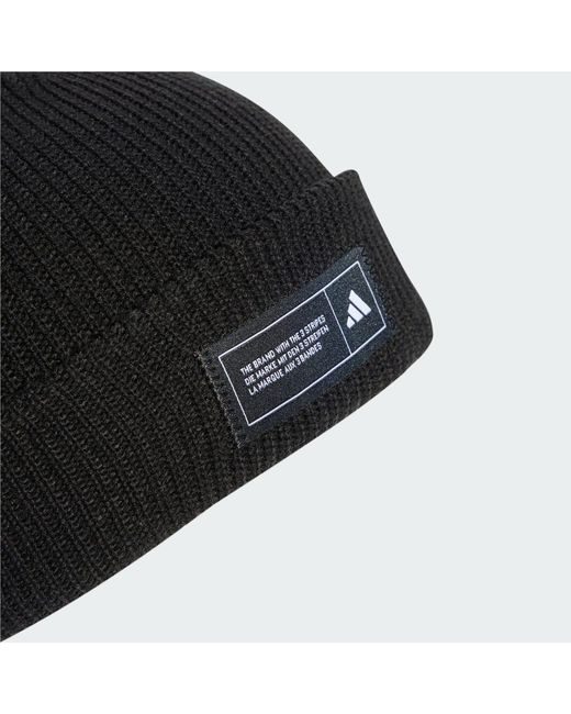 Adidas Black Essentials Cuffed Mütze